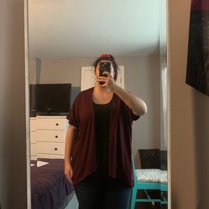 Short sleeve cardigan